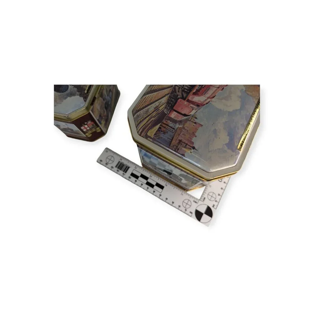 Vintage Metal L.N.E.R Train Tins Set of 2